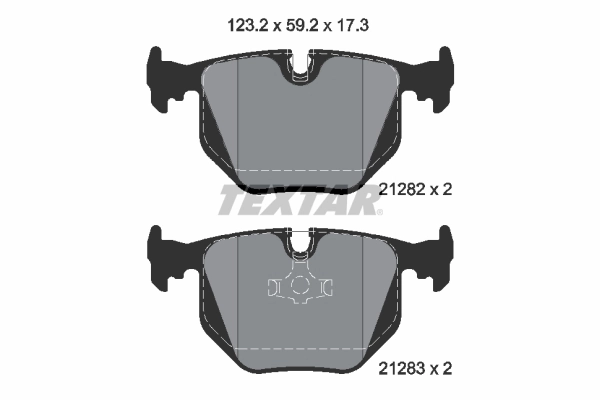Brake Pad Set, disc brake Q+ 2128201