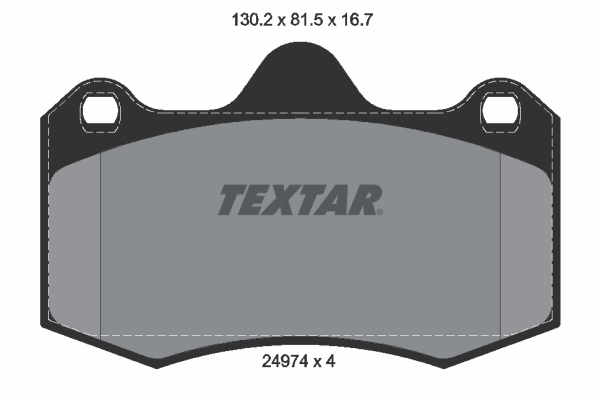 Brake Pad Set, disc brake Q+ 2497401