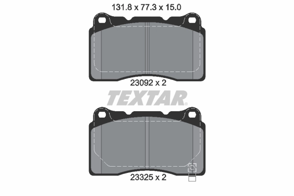 Brake Pad Set, disc brake Q+ 2309204