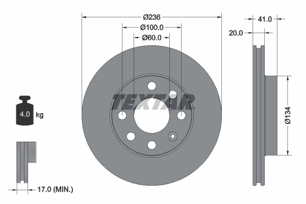 Brake Disc PRO 92029603