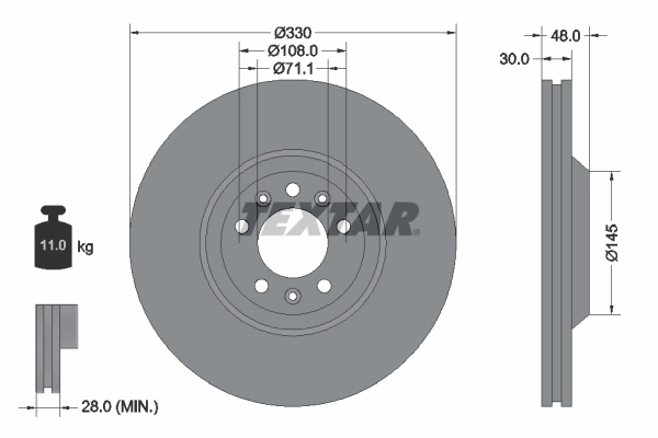 Brake Disc PRO 92129503