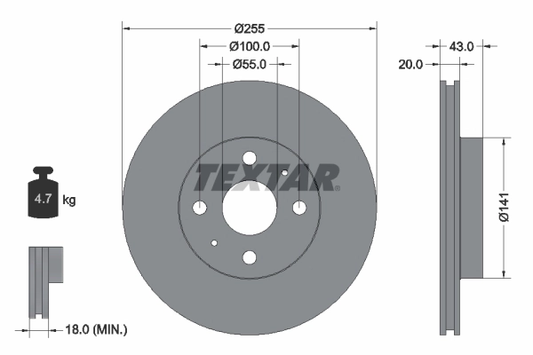 Brake Disc PRO 92115603