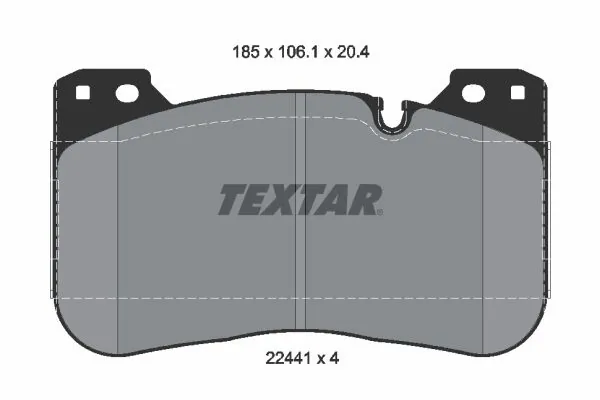 Brake Pad Set, disc brake Q+ 2244101