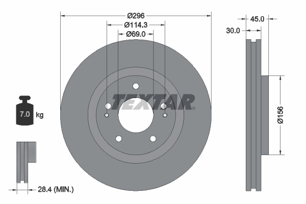 Brake Disc PRO 92178703