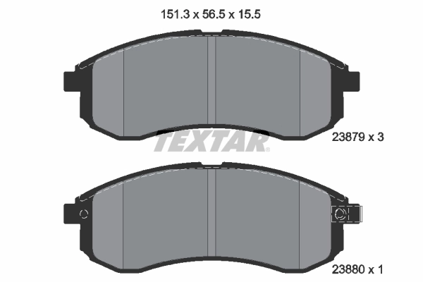 Brake Pad Set, disc brake 2387902
