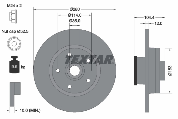 Brake Disc PRO 92268903