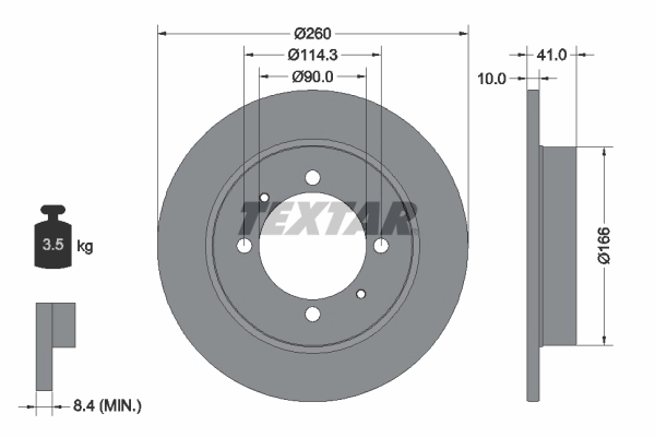 Brake Disc PRO 92083003