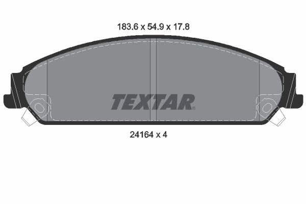 Brake Pad Set, disc brake Q+ 2416401