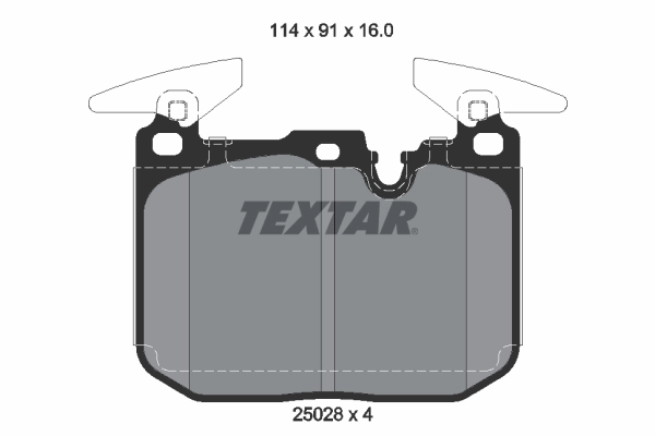 Brake Pad Set, disc brake 2502807