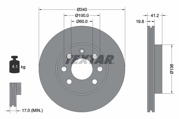Brake Disc PRO 92111403