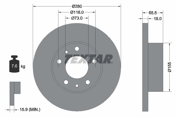 Brake Disc PRO 92073703
