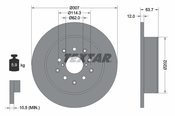 Brake Disc PRO 92170803