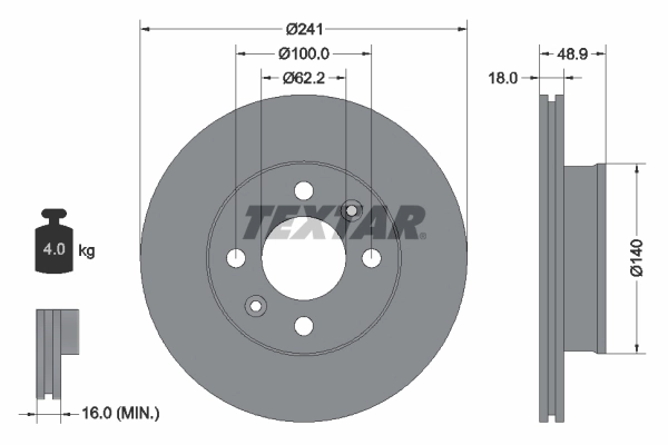 Brake Disc PRO 92147103