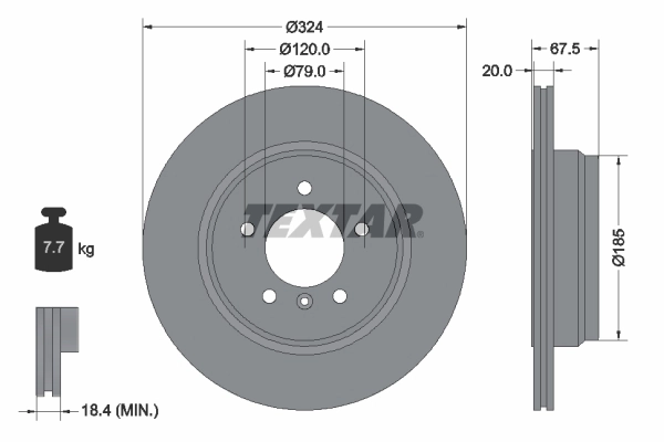 Brake Disc PRO 92123103