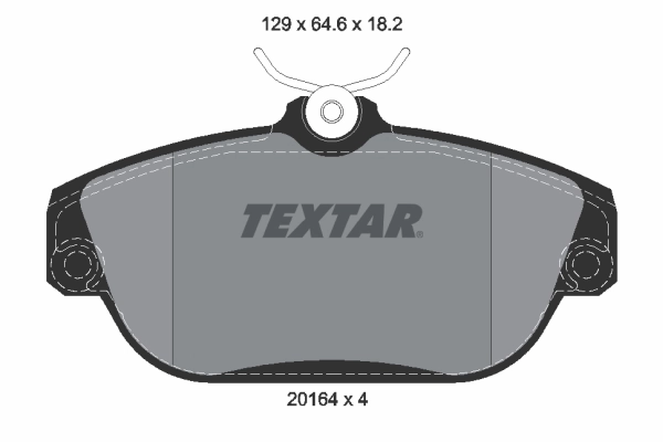 Brake Pad Set, disc brake Q+ 2016402