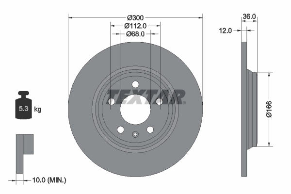 Brake Disc PRO 92282803