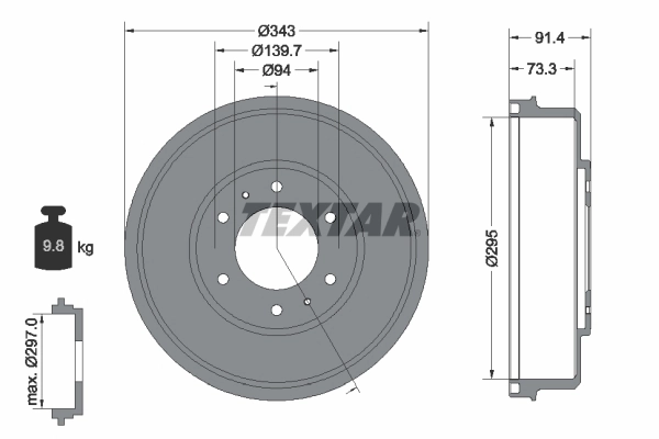 Brake Drum 94035300