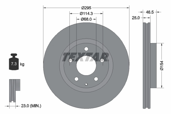 Brake Disc PRO 92326203