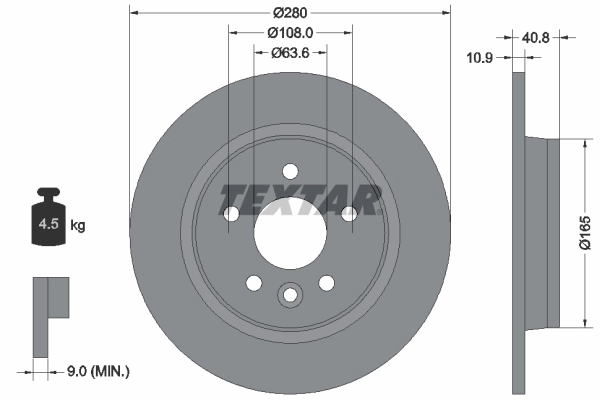 Brake Disc PRO 92255603