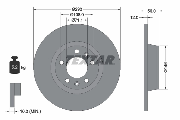 Brake Disc PRO 92195803