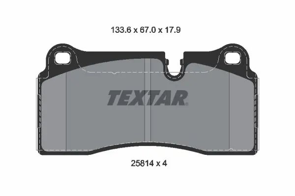 Brake Pad Set, disc brake Q+ 2581401
