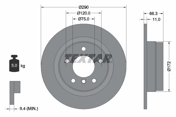Brake Disc PRO 92261003