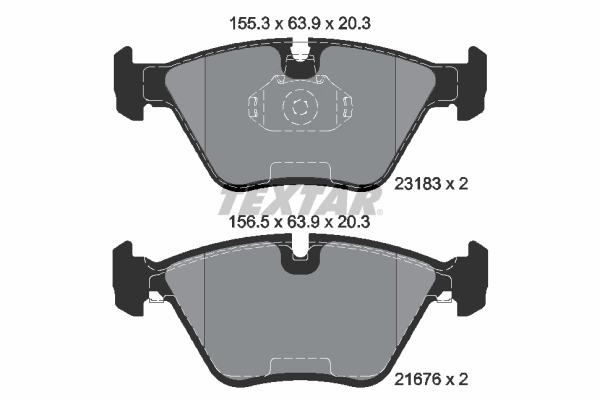 Brake Pad Set, disc brake Q+ 2318302