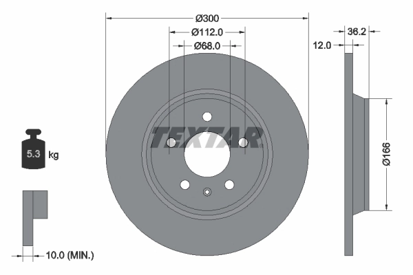 Brake Disc PRO 92160103