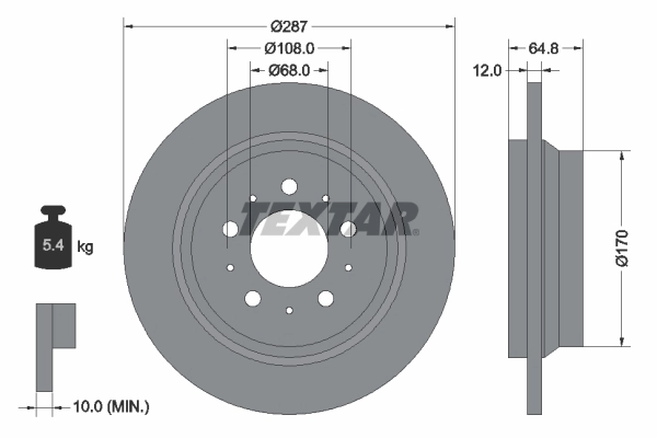 Brake Disc PRO 92100703