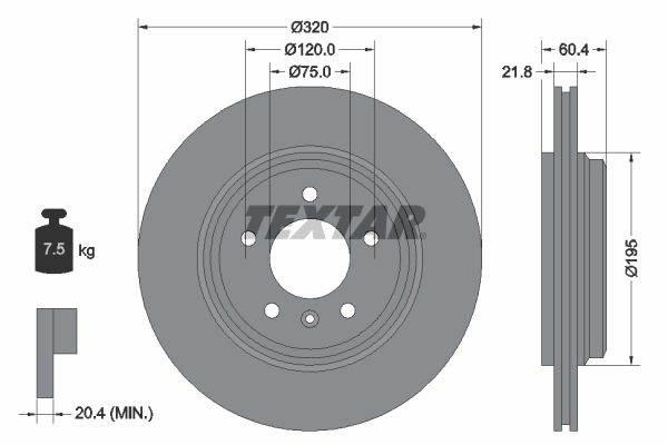 Brake Disc PRO 92107003