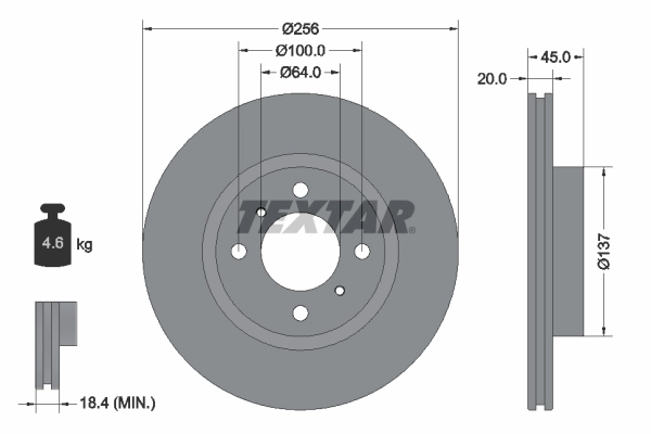 Brake Disc PRO 92294403