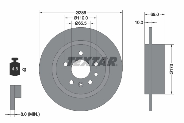 Brake Disc 92100200