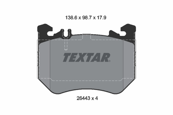Brake Pad Set, disc brake Q+ 2644303