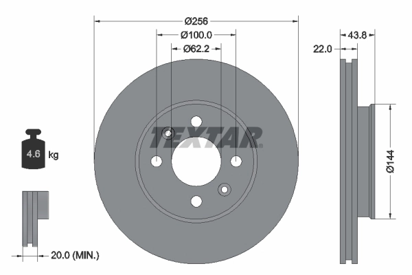 Brake Disc PRO 92237903