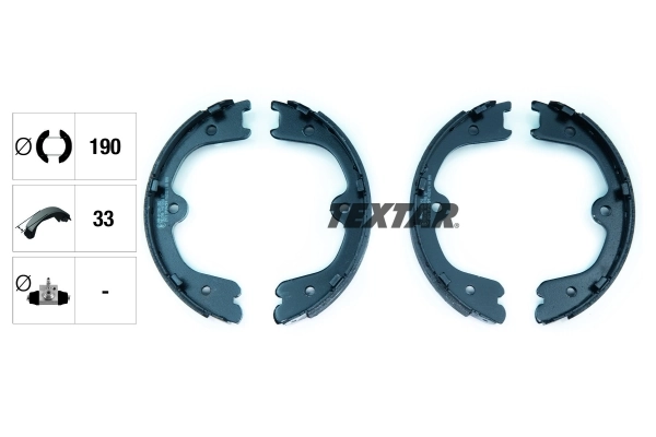 Brake Shoe Set, parking brake 91073100