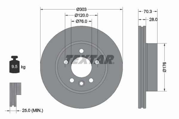 Brake Disc PRO 92288403