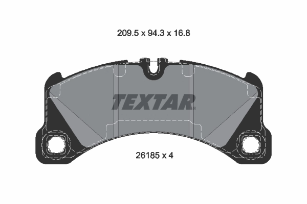 Brake Pad Set, disc brake 2618501