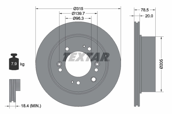 Brake Disc 92205000