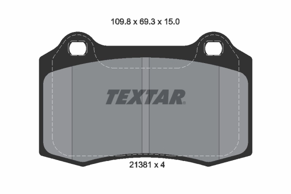Brake Pad Set, disc brake Q+ 2138102