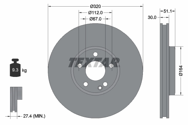 Brake Disc PRO 92258003
