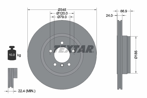 Brake Disc PRO 92123203