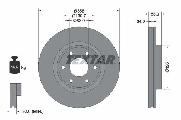 Brake Disc PRO 92309803