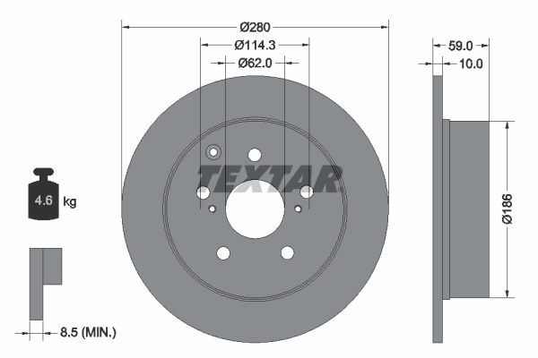 Brake Disc PRO 92168103