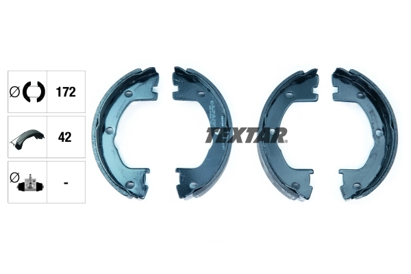 Brake Shoe Set, parking brake 91059000