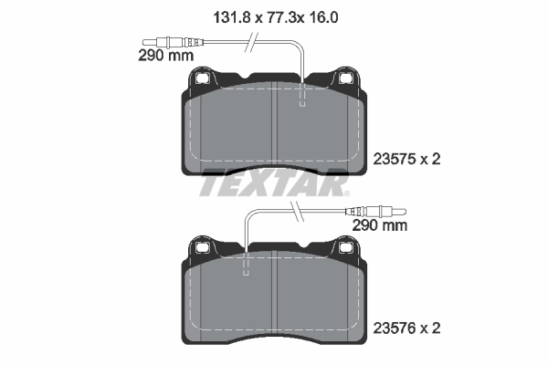 Brake Pad Set, disc brake Q+ 2357501