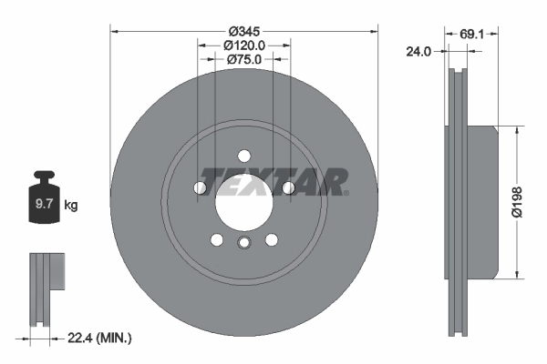 Brake Disc PRO 92253903