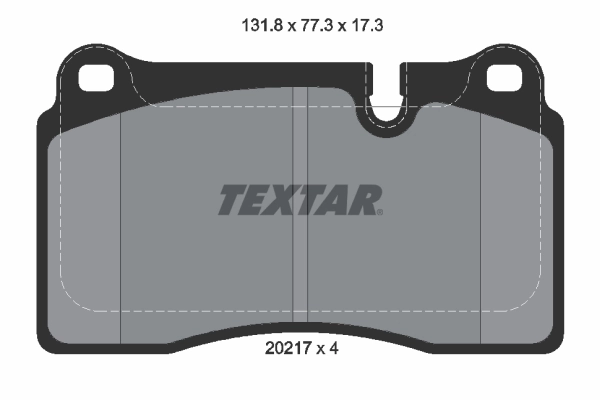 Brake Pad Set, disc brake Q+ 2021701