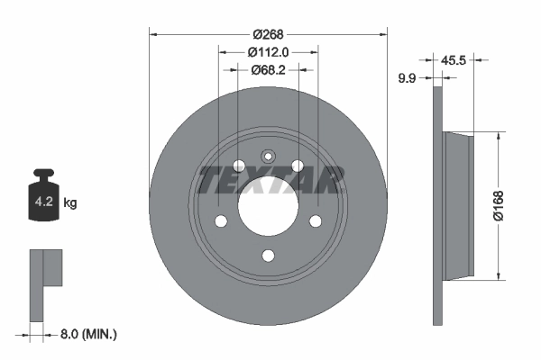 Brake Disc PRO 92074303