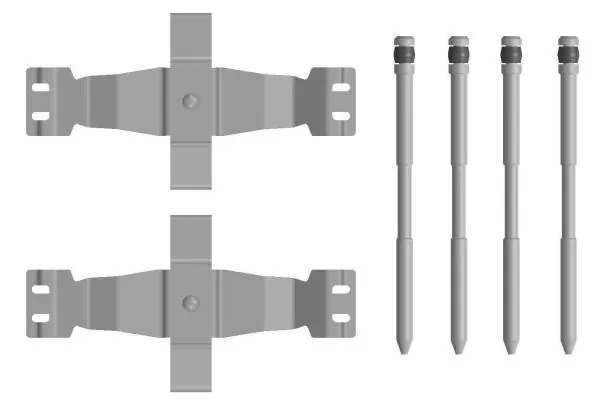 Accessory Kit, disc brake pad 82557500