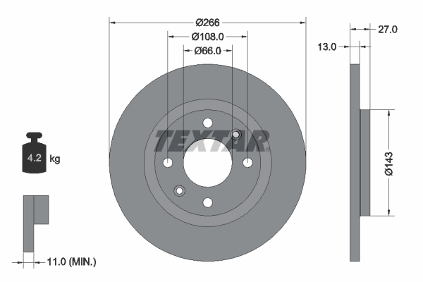 Brake Disc PRO 92089103
